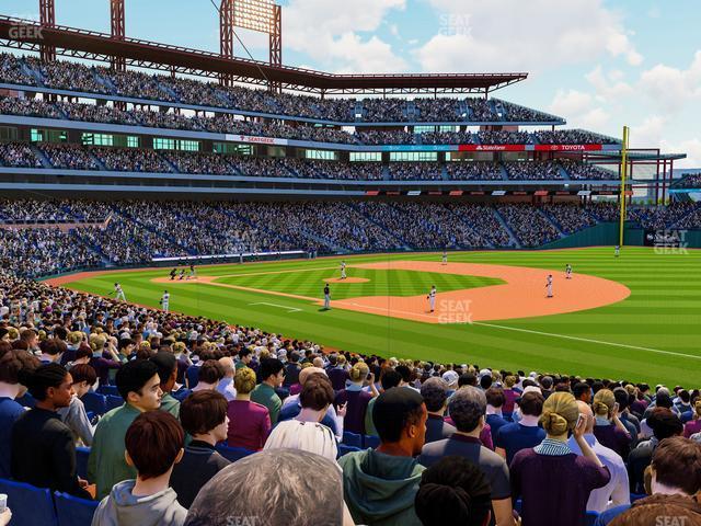 Seating view for Citizens Bank Park Section 112