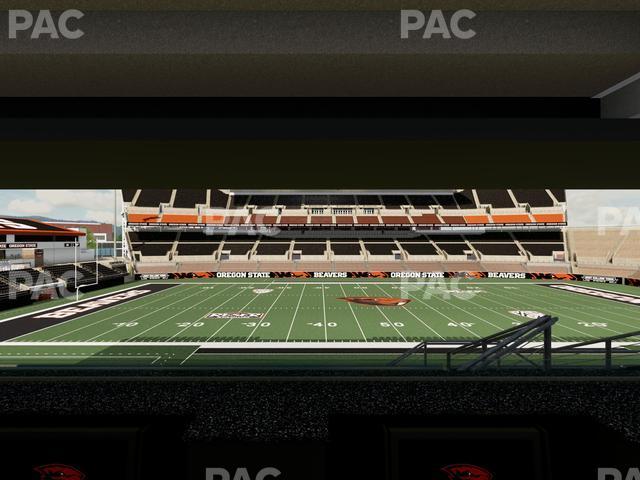 Seating view for Reser Stadium Section Box 21