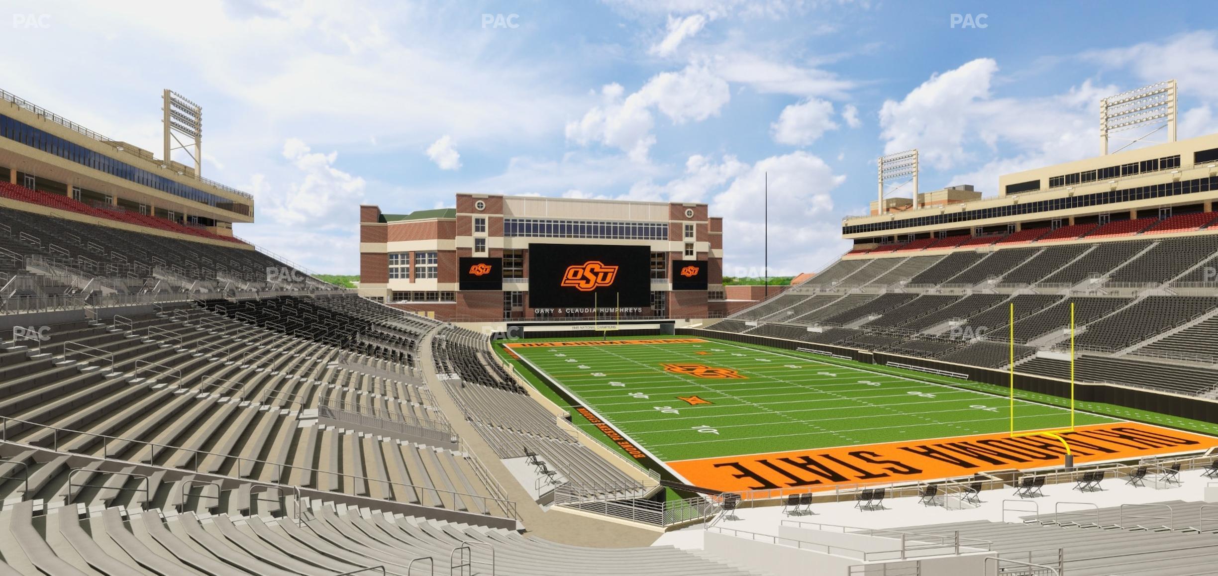 Seating view for Boone Pickens Stadium Section 126