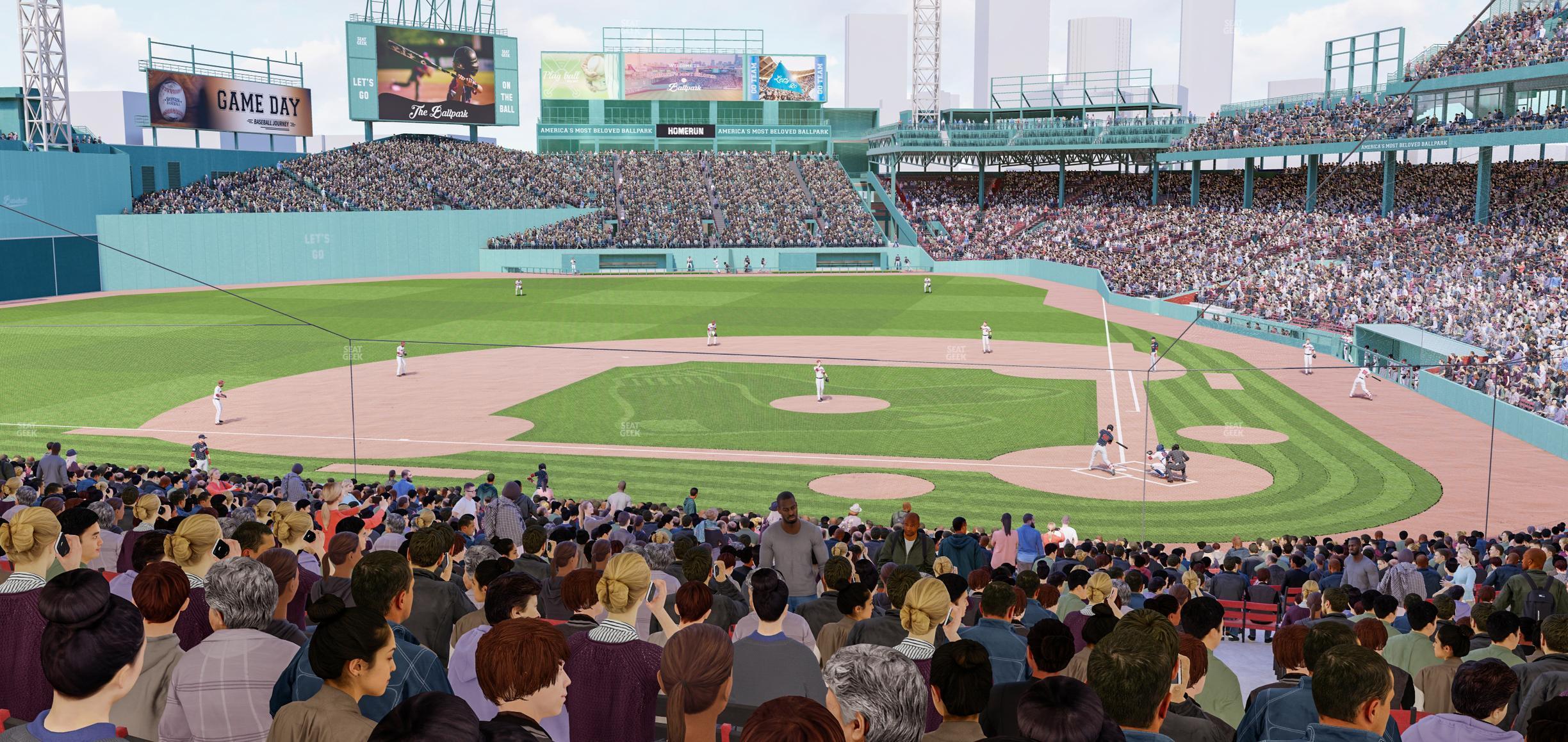 Seating view for Fenway Park Section Grandstand 24