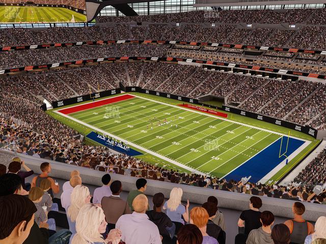 Seating view for Allegiant Stadium Section 406