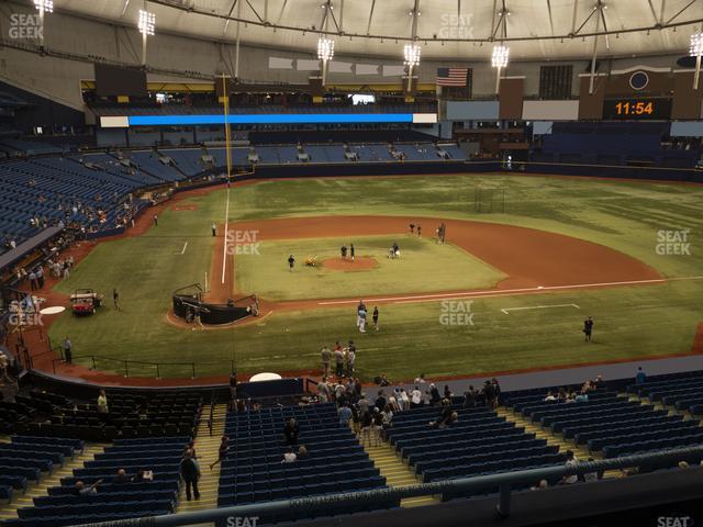 Seating view for Tropicana Field Section 208