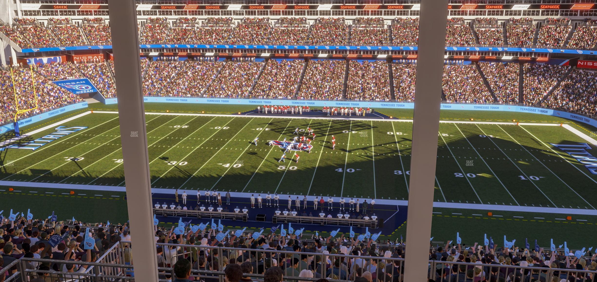 Seating view for Nissan Stadium Section Suite 568 W