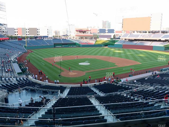 Seating view for Nationals Park Section Fis Champions Club 215