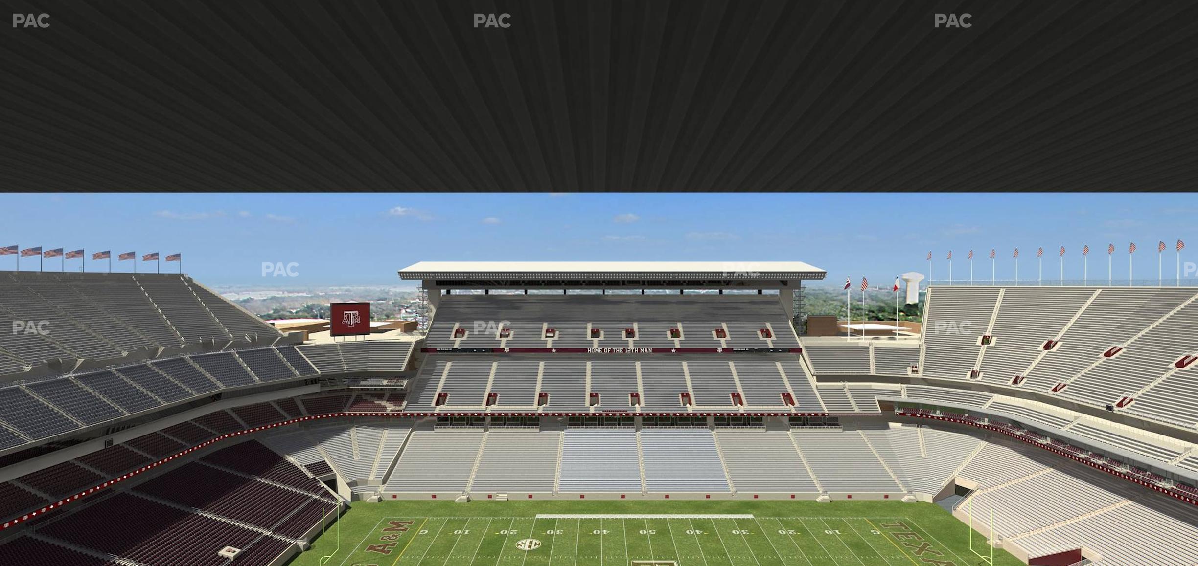 Seating view for Kyle Field Section 405