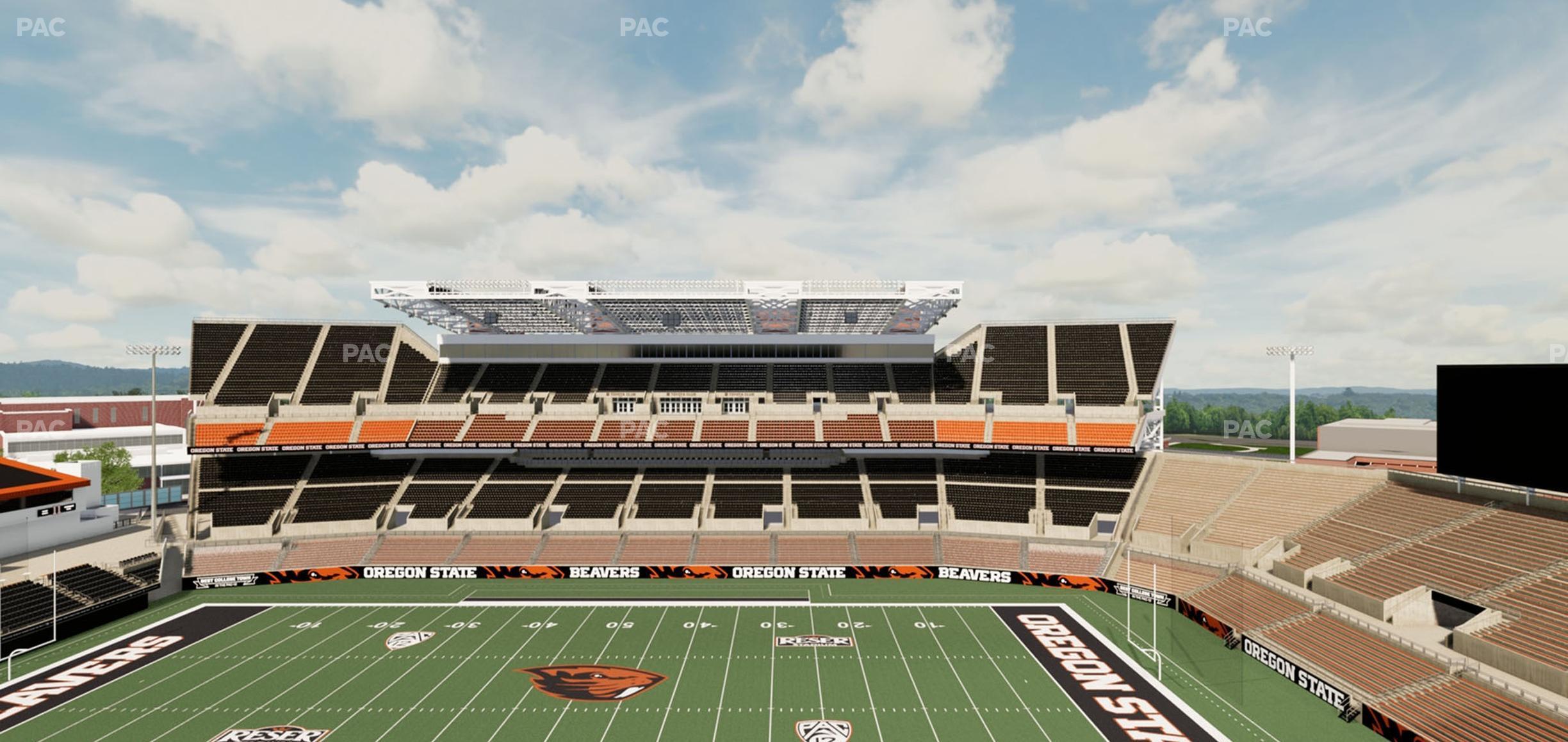 Seating view for Reser Stadium Section 331