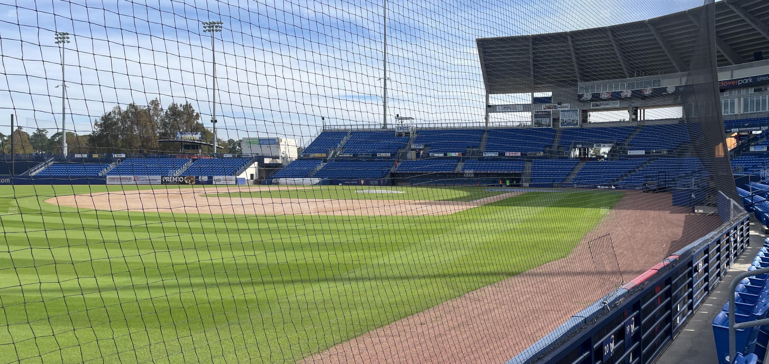 Seating view for Clover Park Section 20