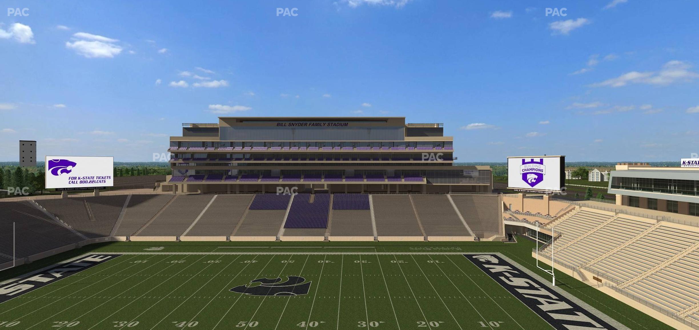 Seating view for Bill Snyder Family Stadium Section 426