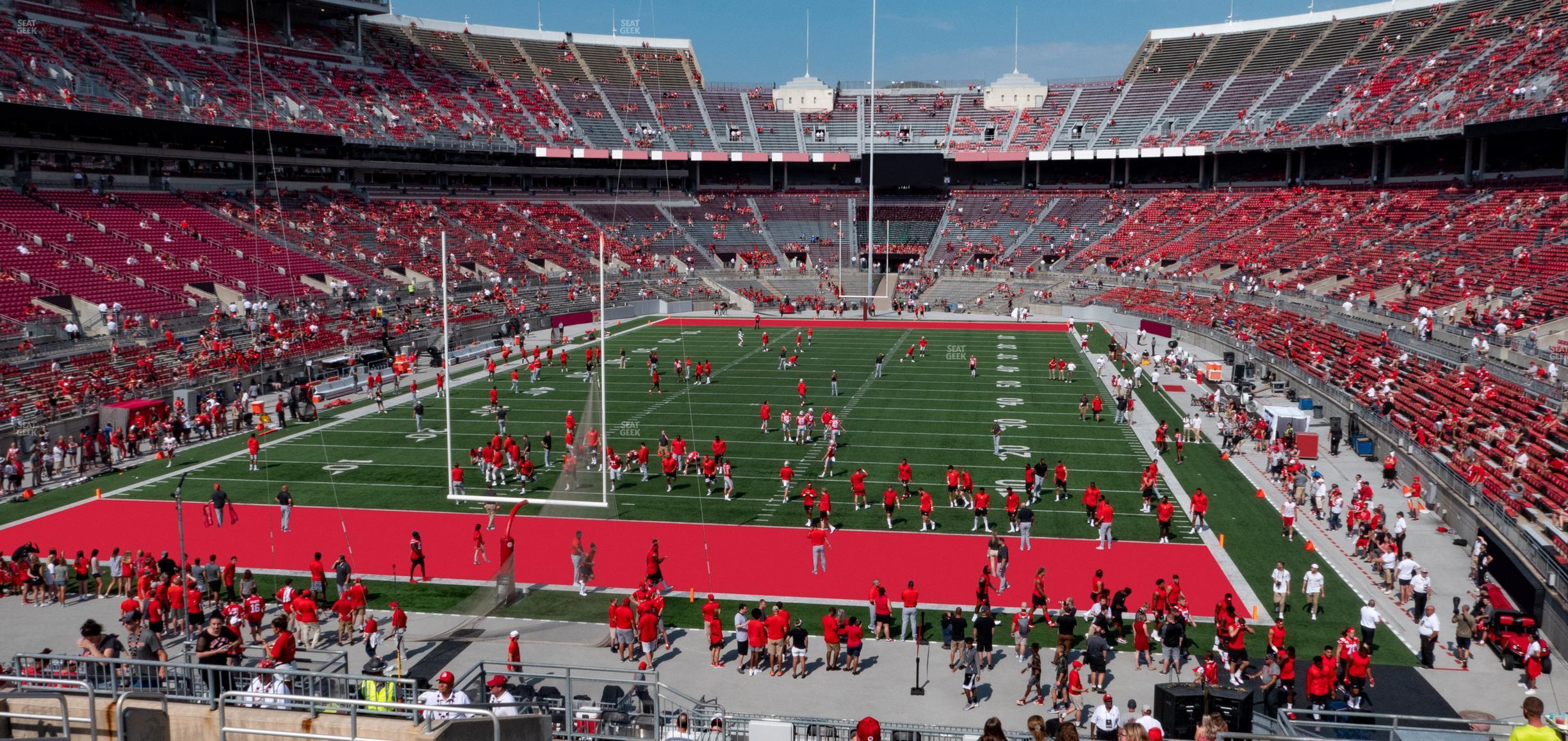 Seating view for Ohio Stadium Section 38 A