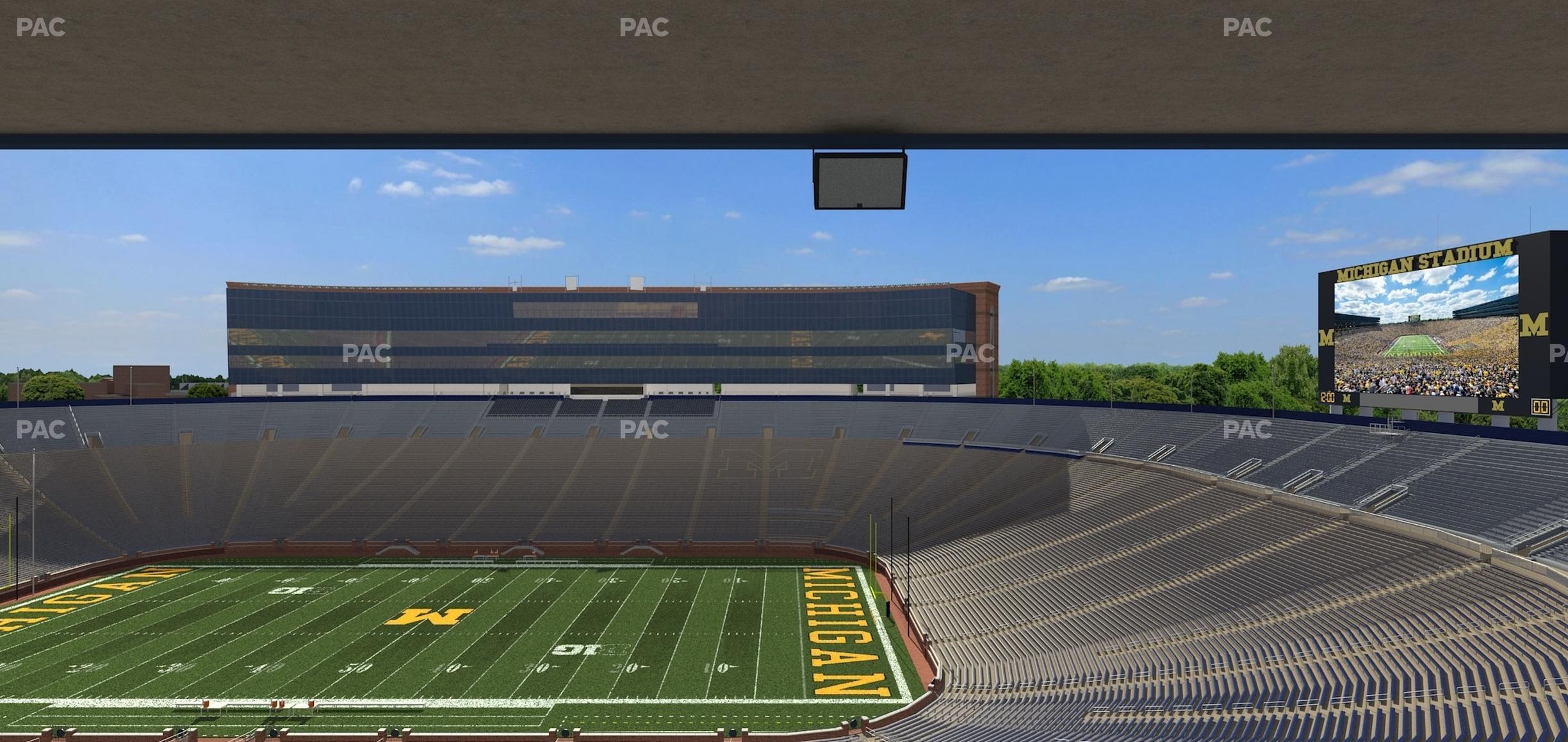 Seating view for Michigan Stadium Section 415