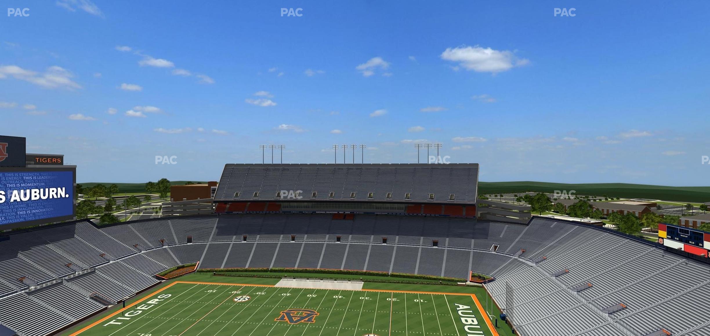 Seating view for Jordan-Hare Stadium Section 109