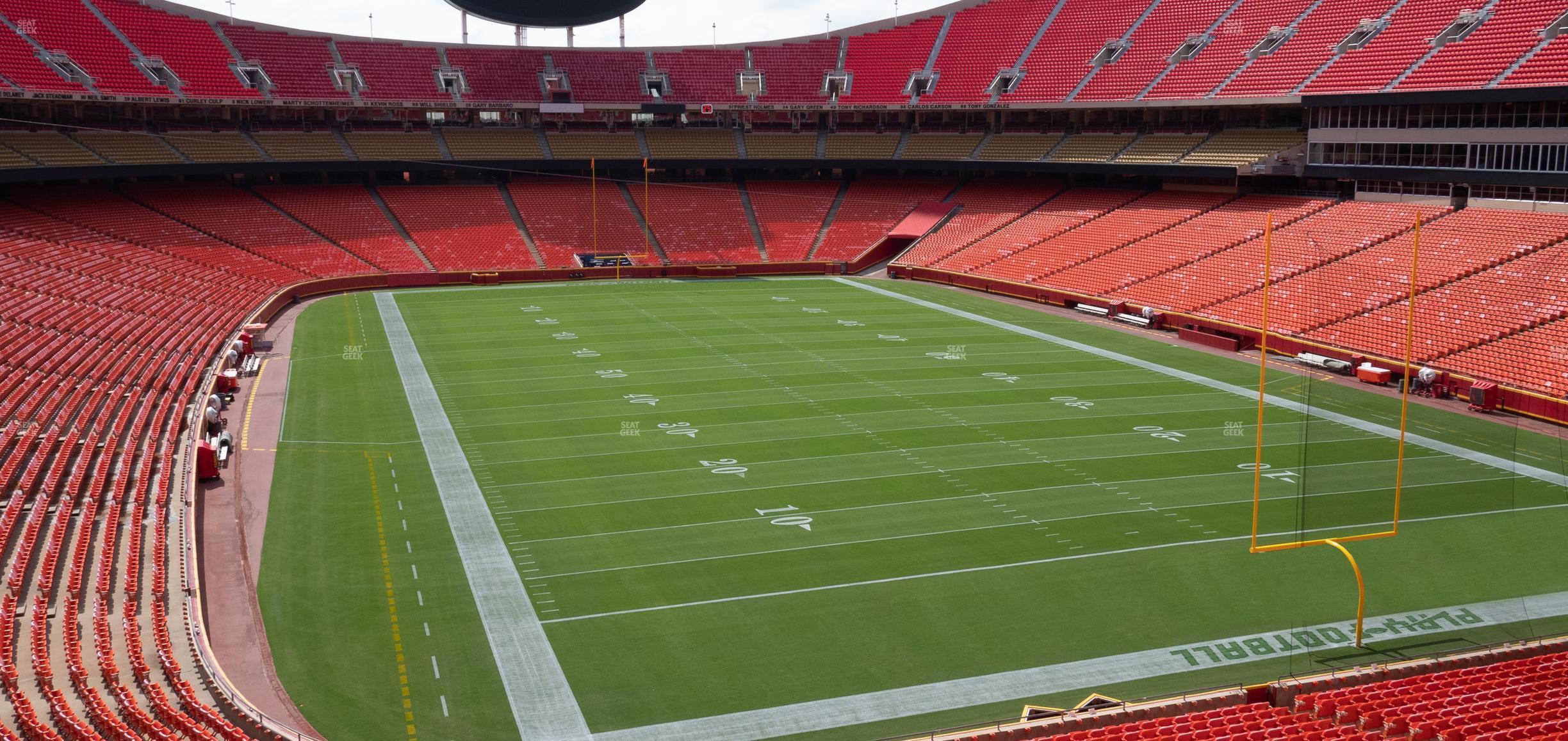 Seating view for GEHA Field at Arrowhead Stadium Section 238