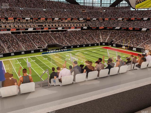 Seating view for Allegiant Stadium Section West Suite 2061