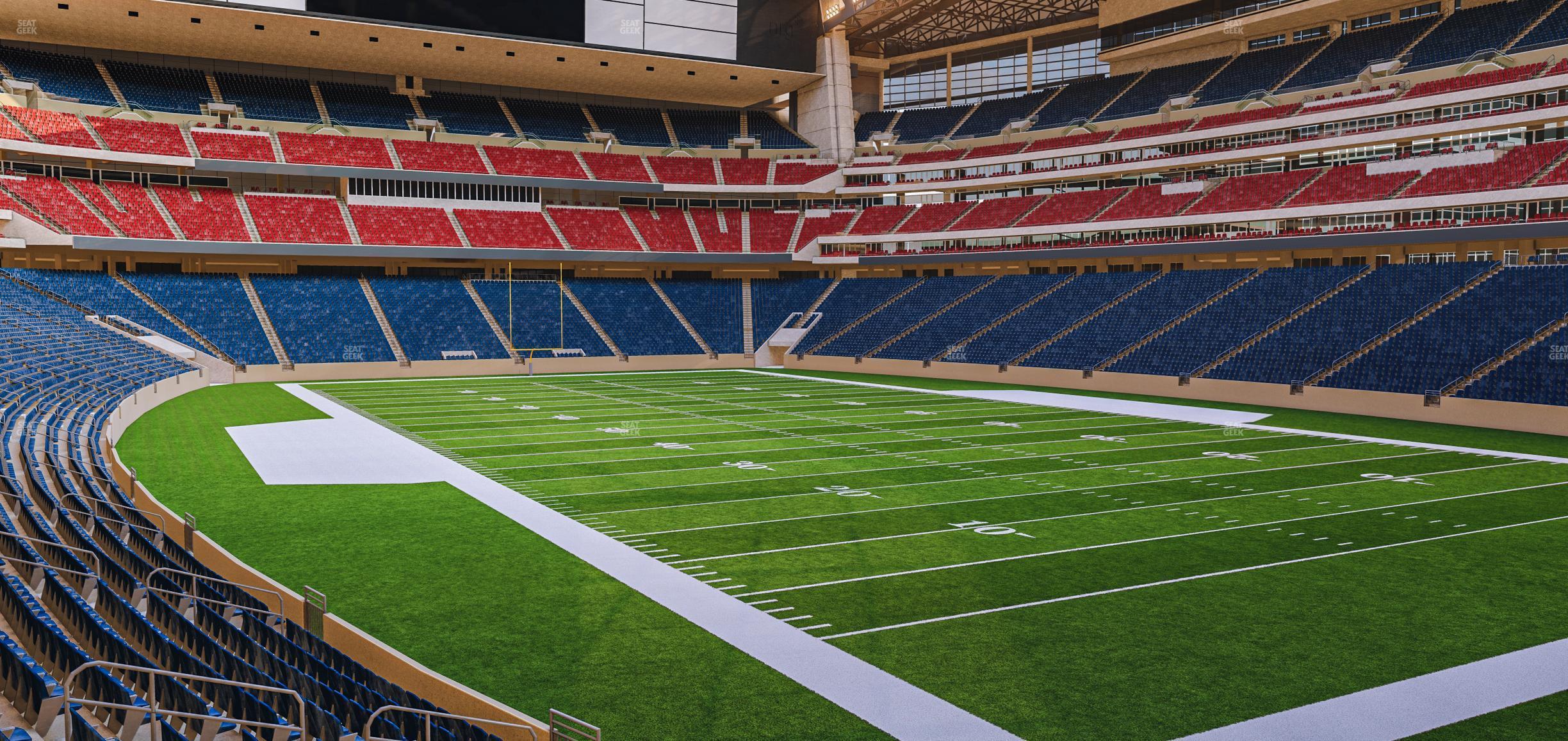 Seating view for NRG Stadium Section 140