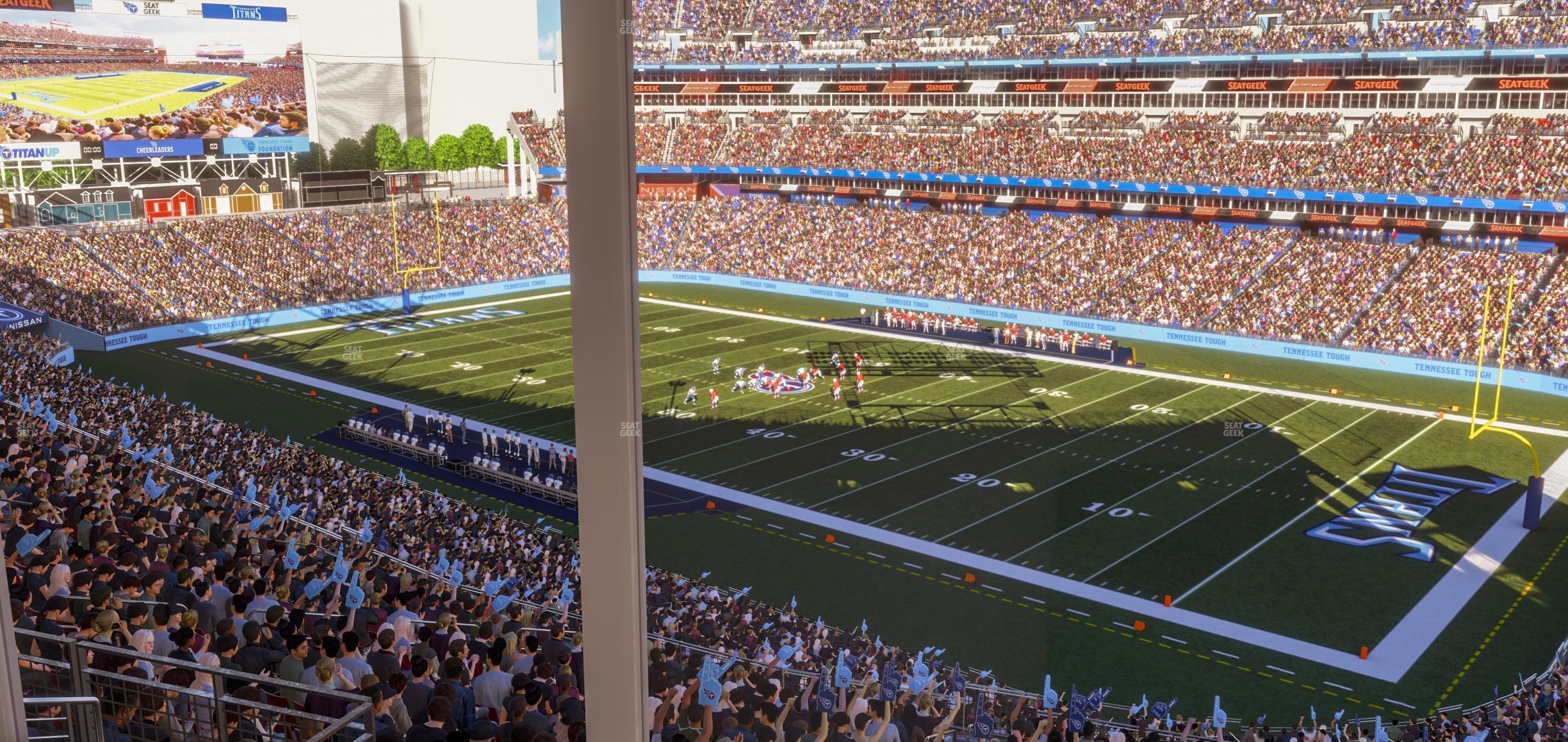 Seating view for Nissan Stadium Section Suite 556 W