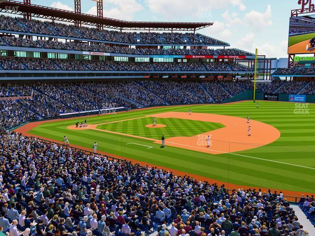 Seating view for Citizens Bank Park Section Suite 55