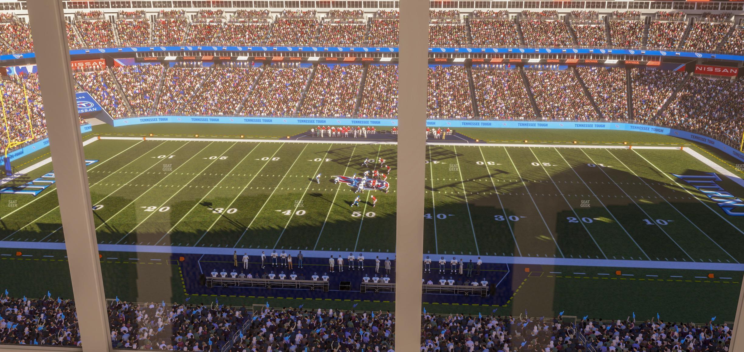 Seating view for Nissan Stadium Section Suite 669 W