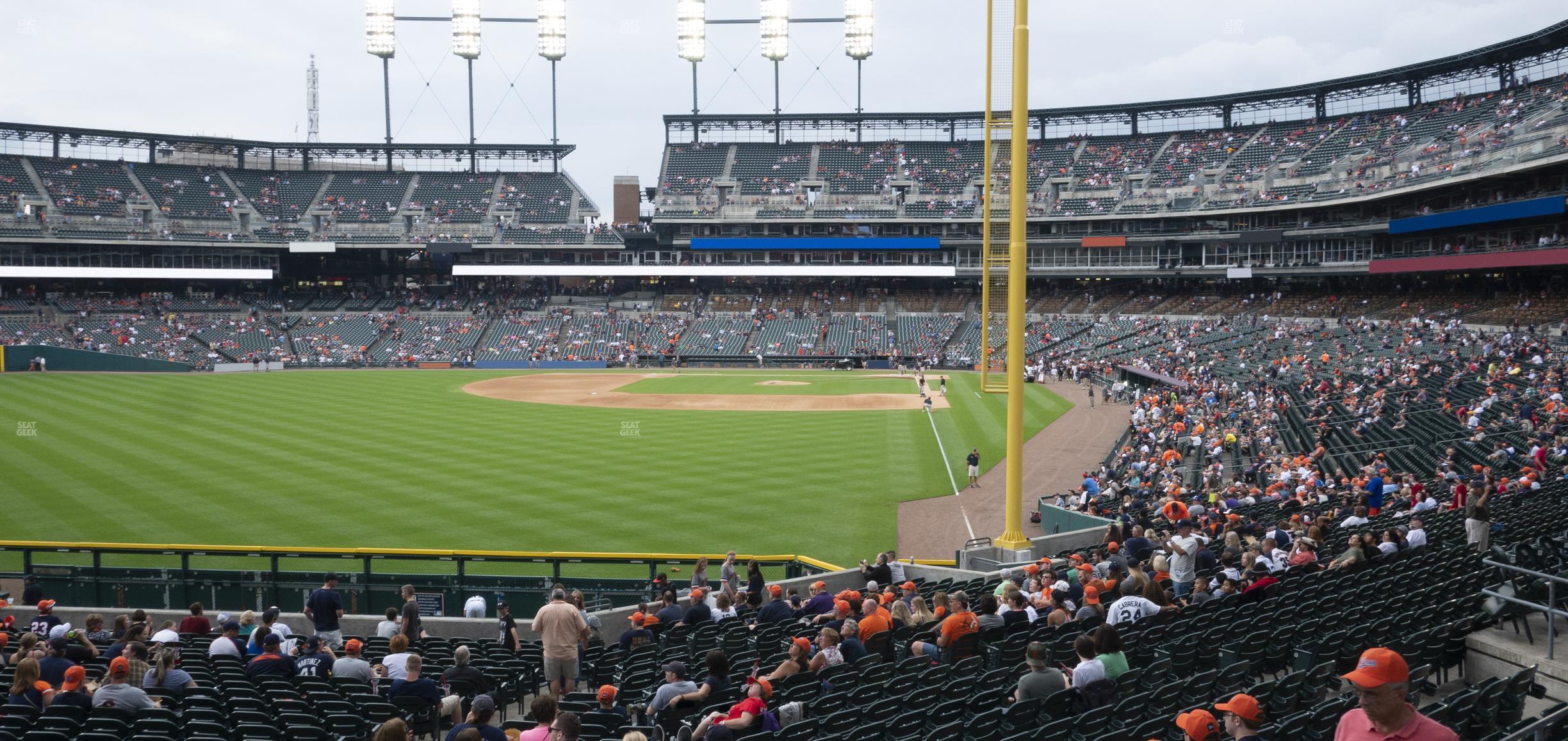 Seating view for Comerica Park Section 146