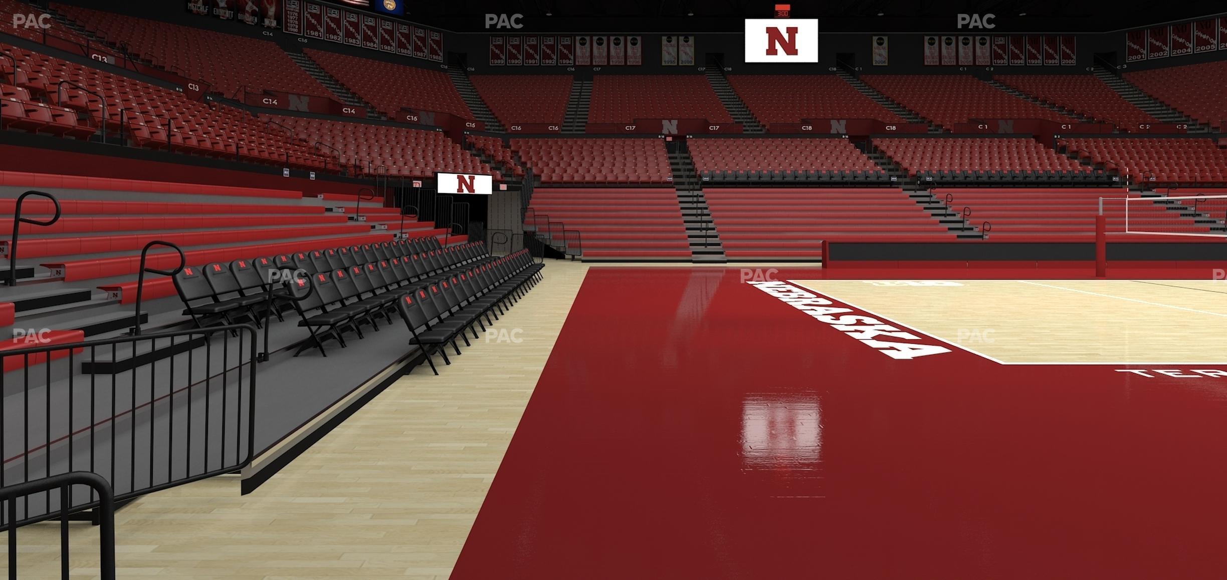 Seating view for Bob Devaney Sports Center Section A 9