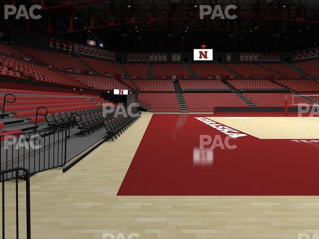 Seating view for Bob Devaney Sports Center Section A 9