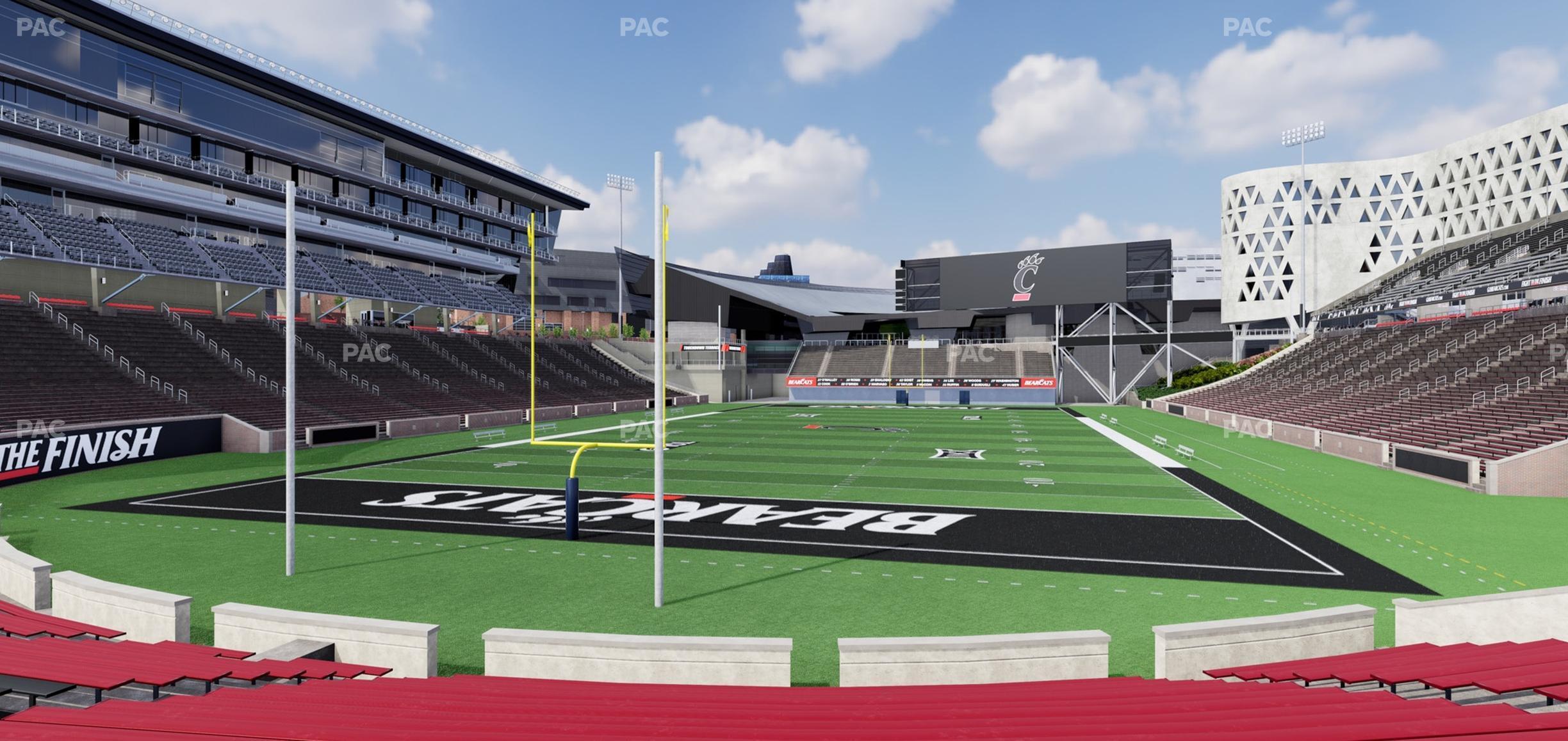 Seating view for Nippert Stadium Section Ga Seating