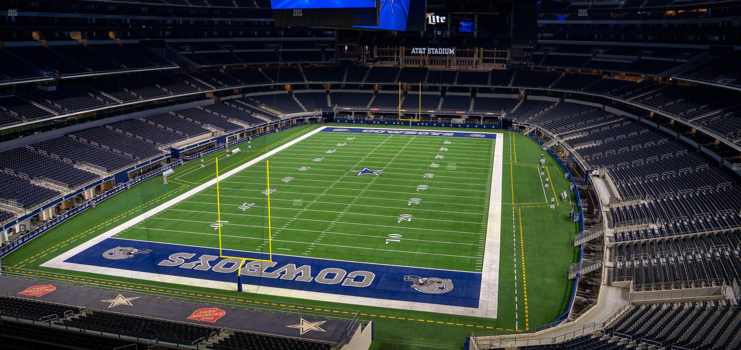 Seating view for AT&T Stadium Section 345