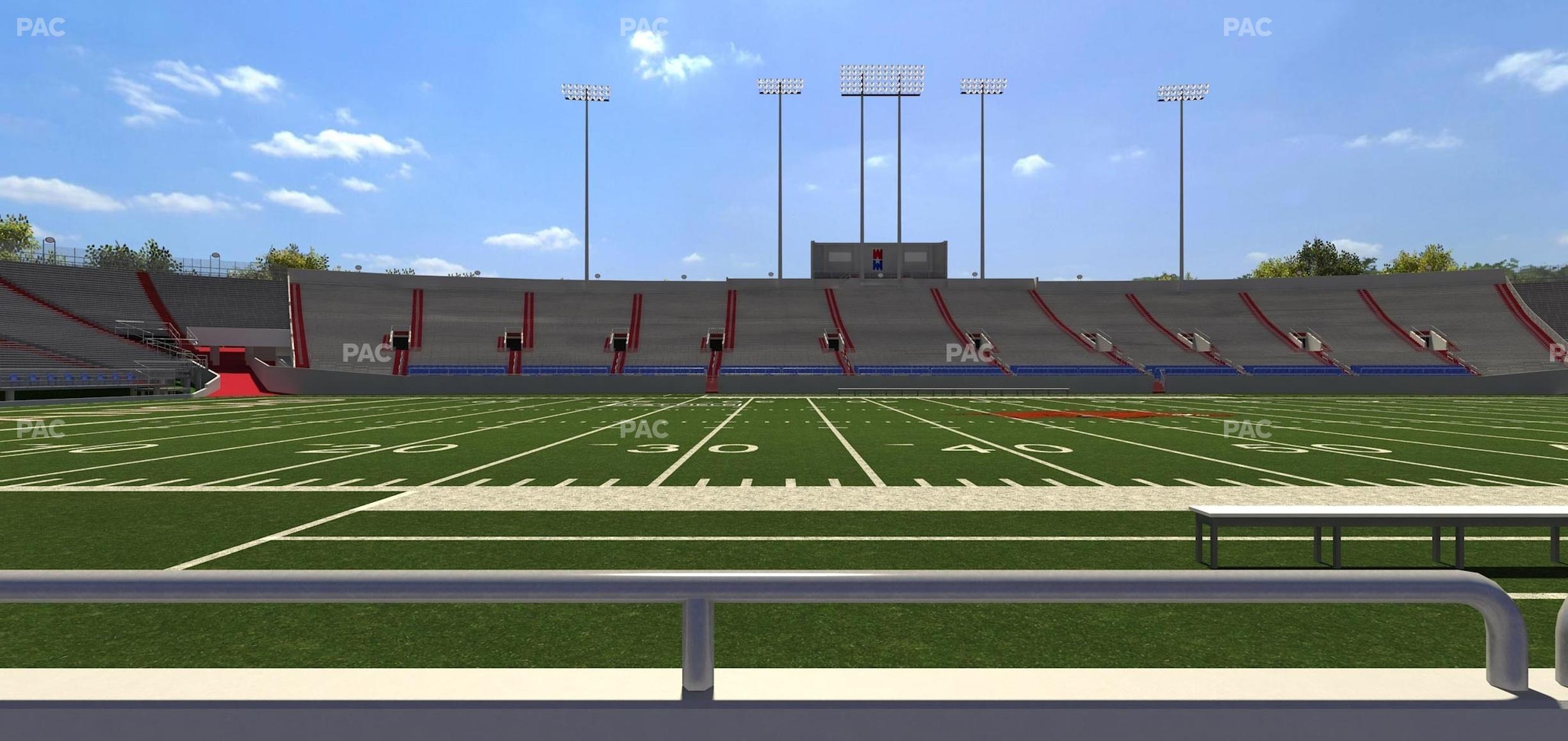 Seating view for War Memorial Stadium (Little Rock) Section 27