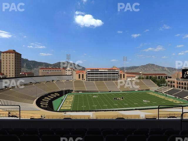 Seating view for Folsom Field Section 561