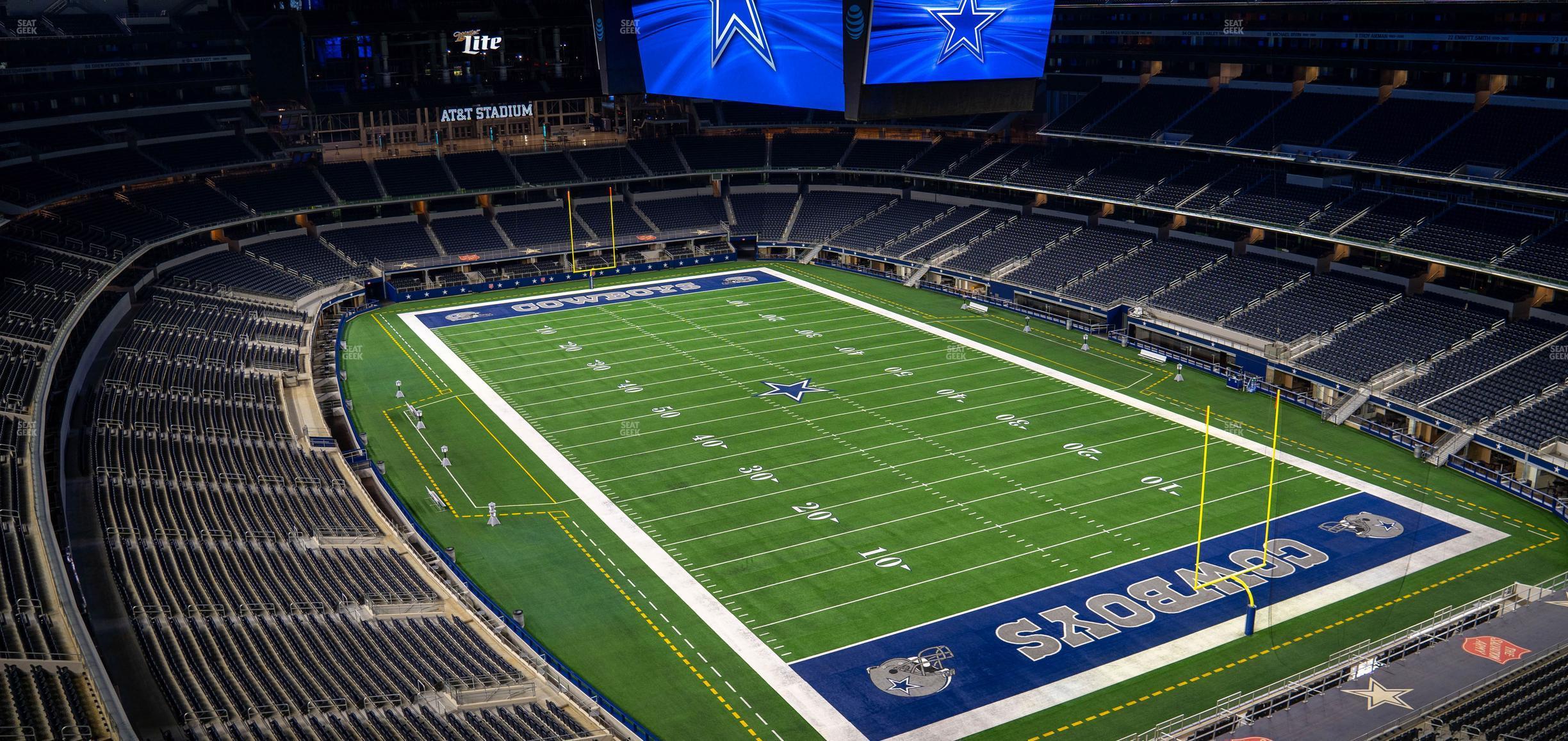 Seating view for AT&T Stadium Section Star Suite 616