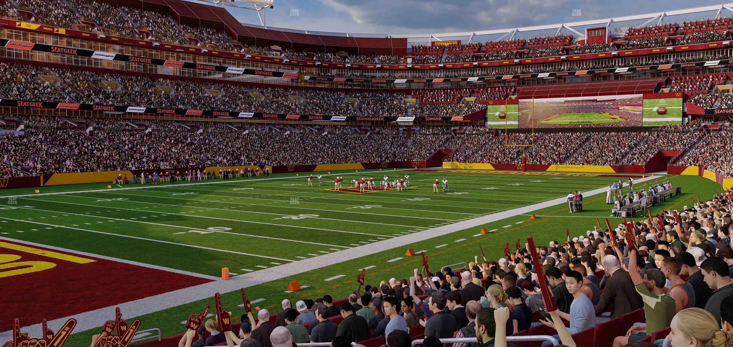 Seating view for Northwest Stadium Section 127