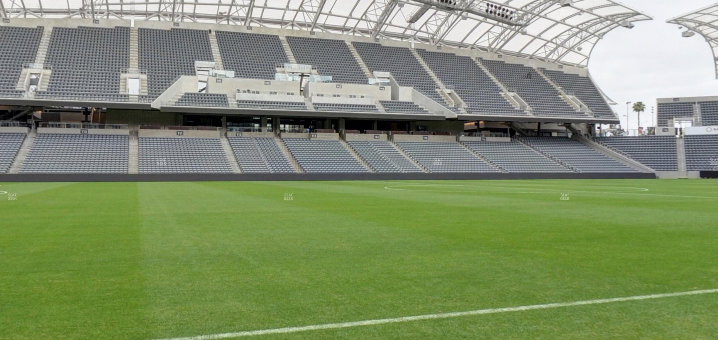 Seating view for BMO Stadium Section Field Suite 6