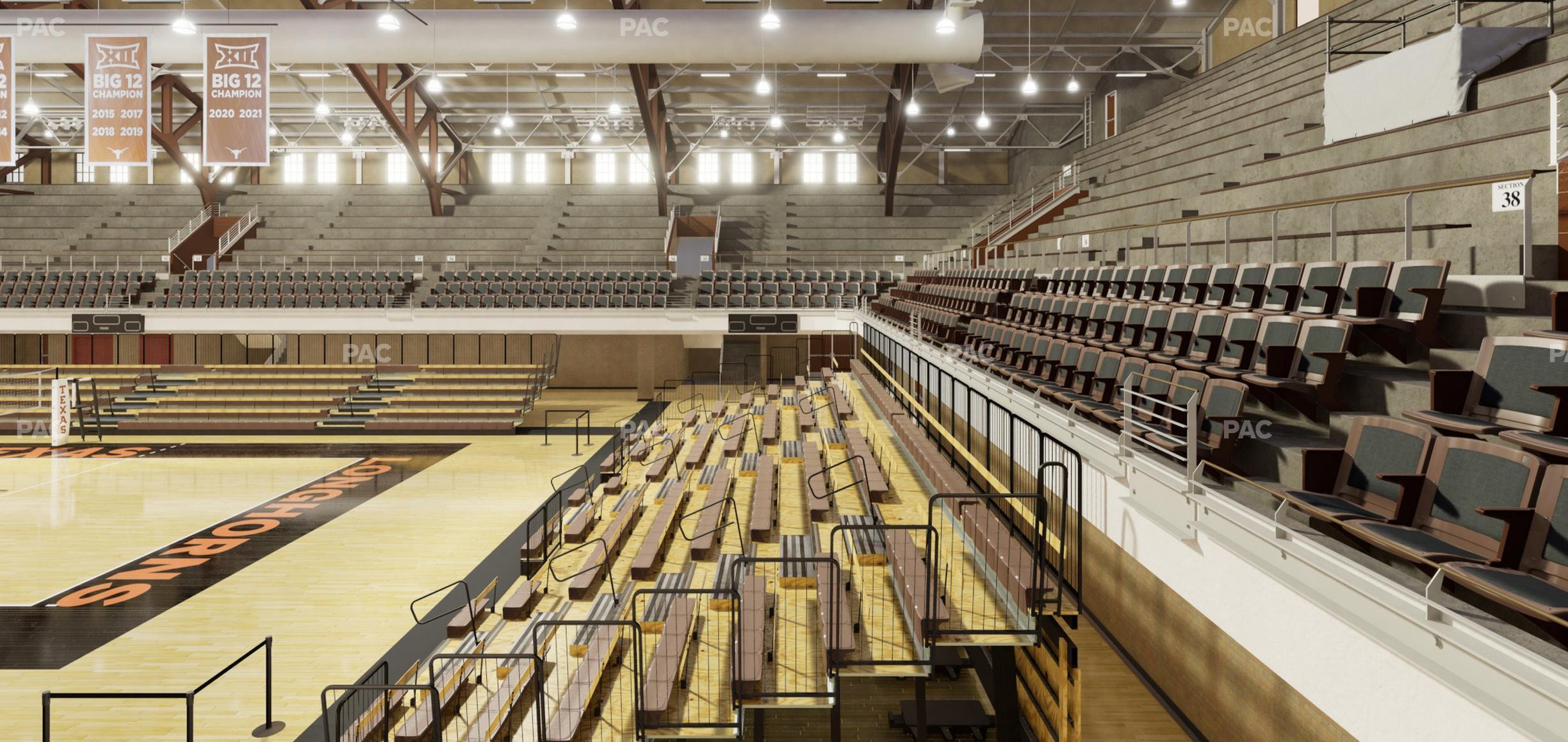 Seating view for Gregory Gym Section Chairback 40