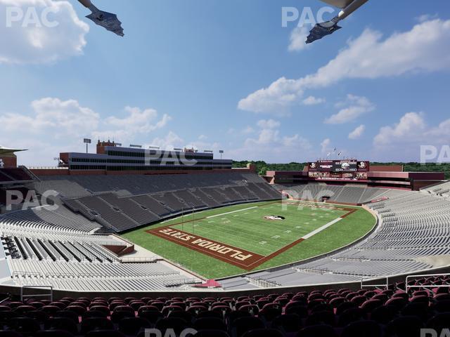 Seating view for Doak Campbell Stadium Section Club 316