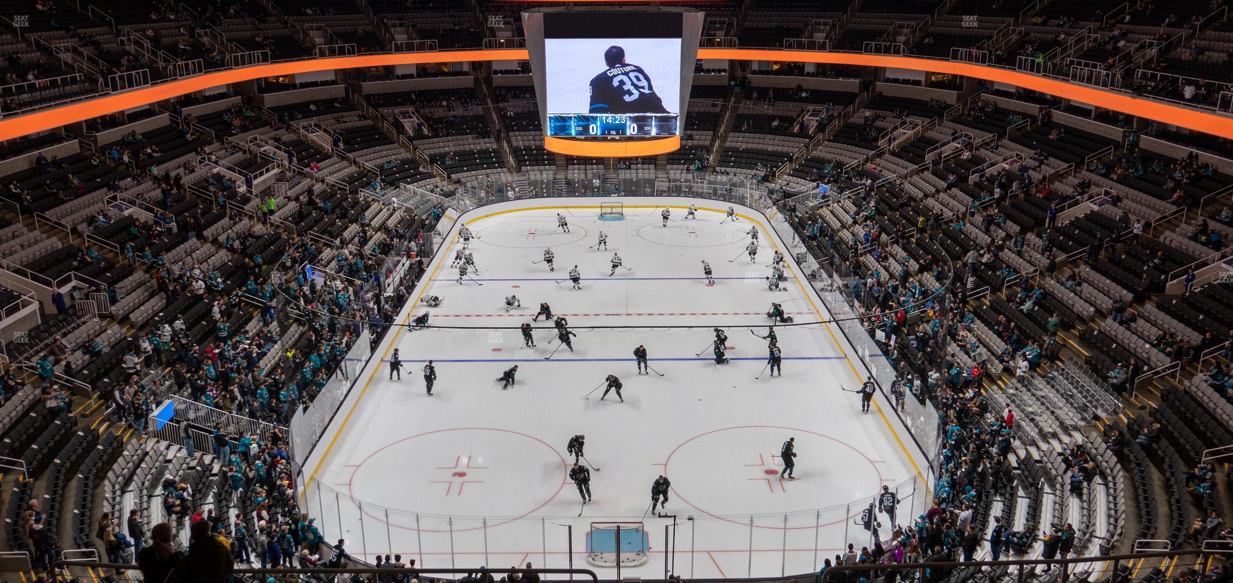 Seating view for SAP Center at San Jose Section 221