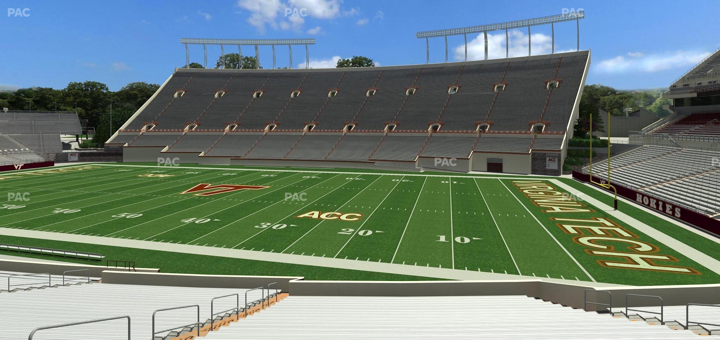 Seating view for Lane Stadium Section 108