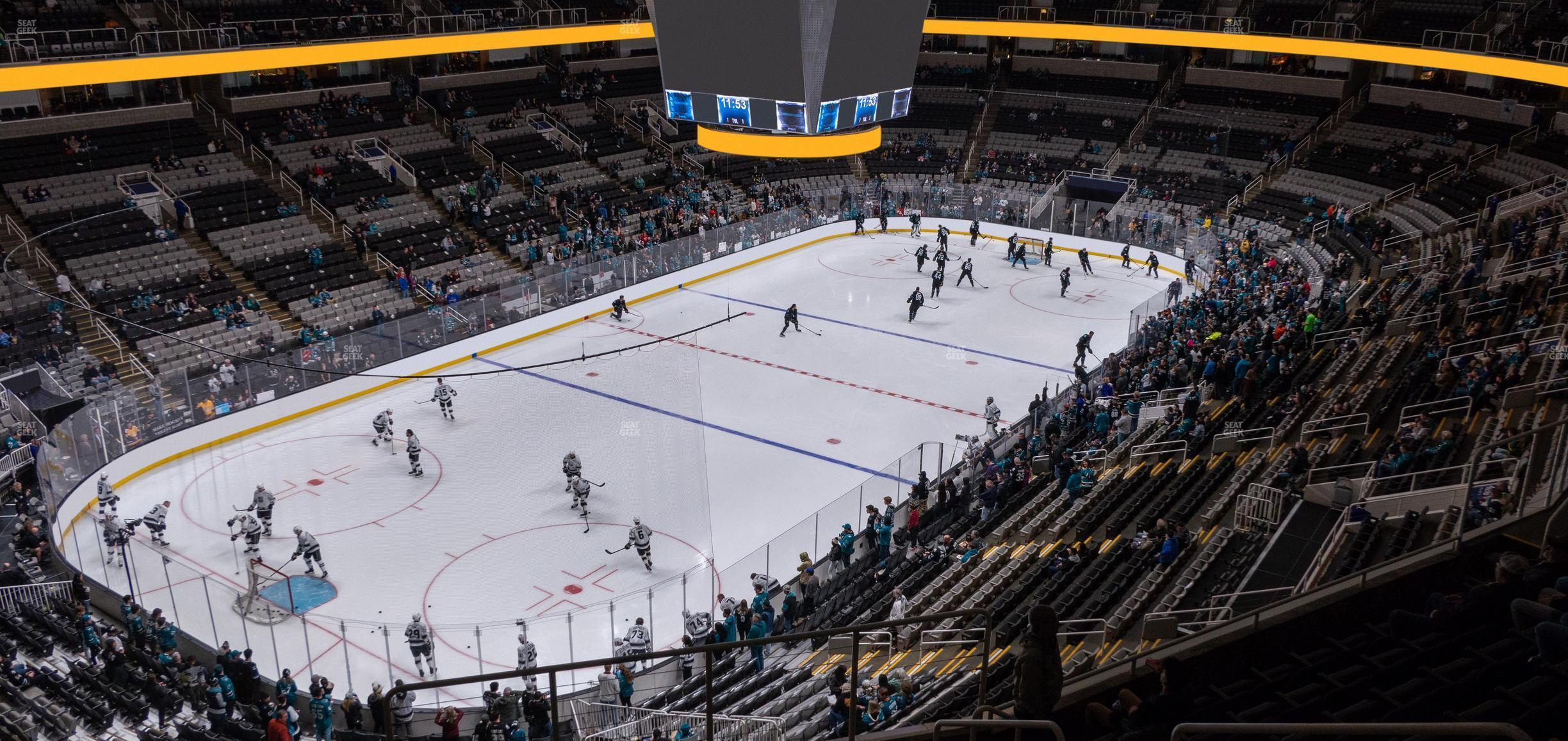 Seating view for SAP Center at San Jose Section 205