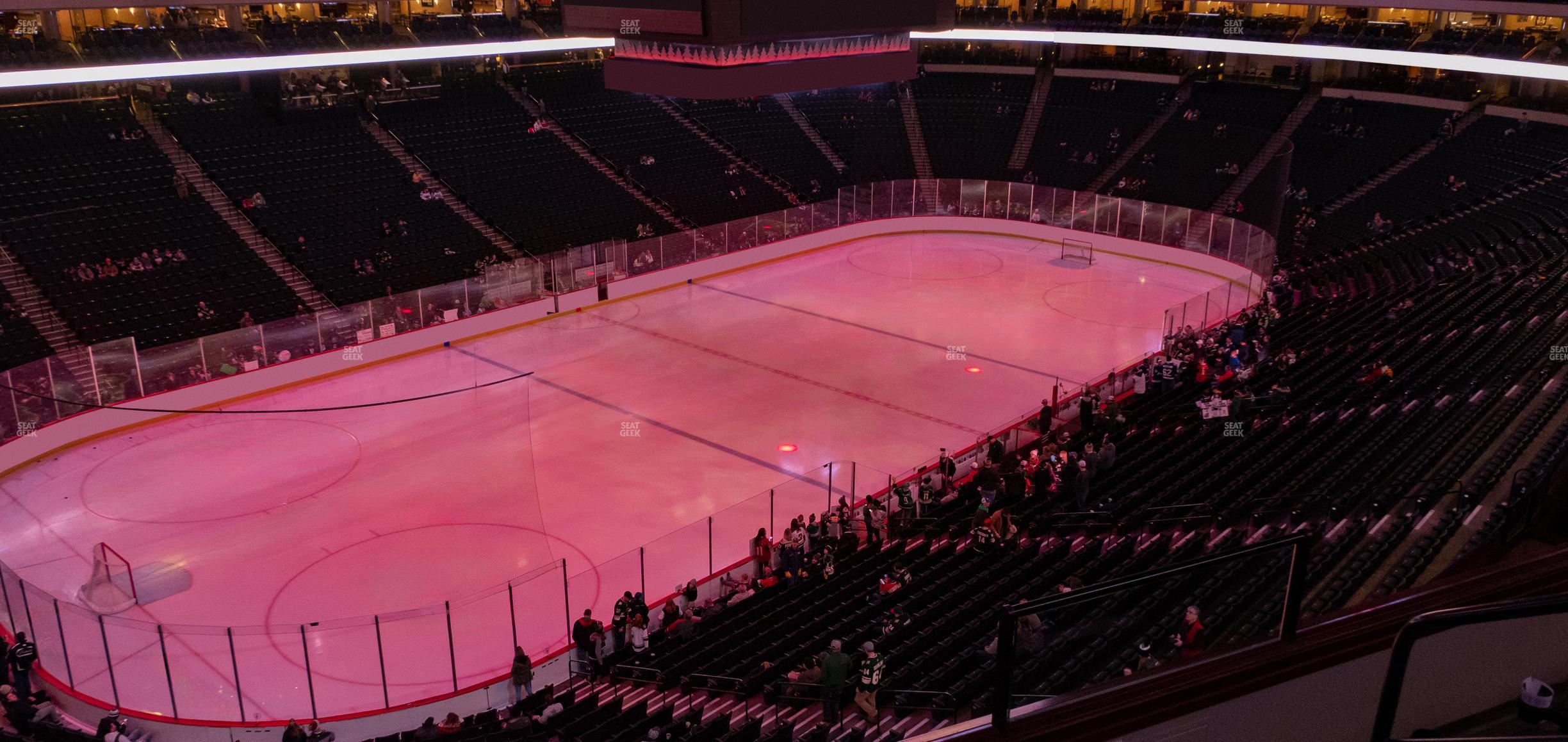 Seating view for Xcel Energy Center Section Club 31