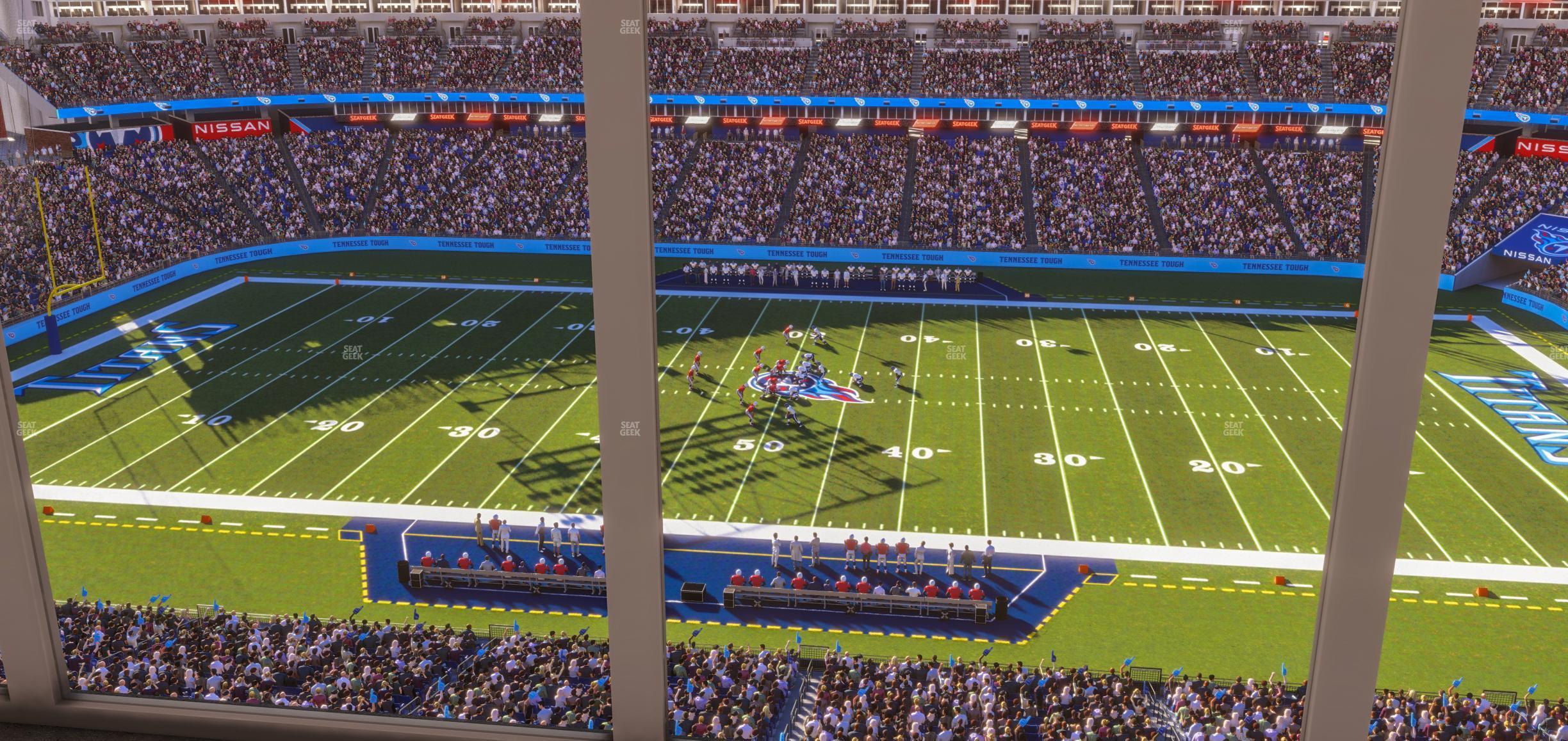 Seating view for Nissan Stadium Section Suite 618 E