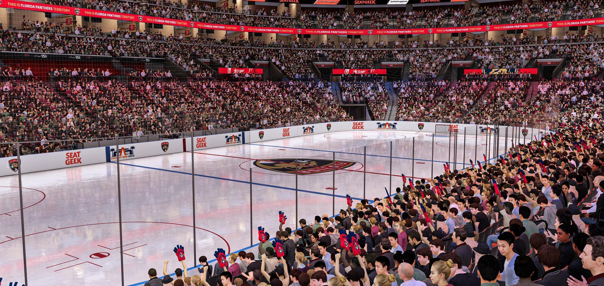 Seating view for Amerant Bank Arena Section 122