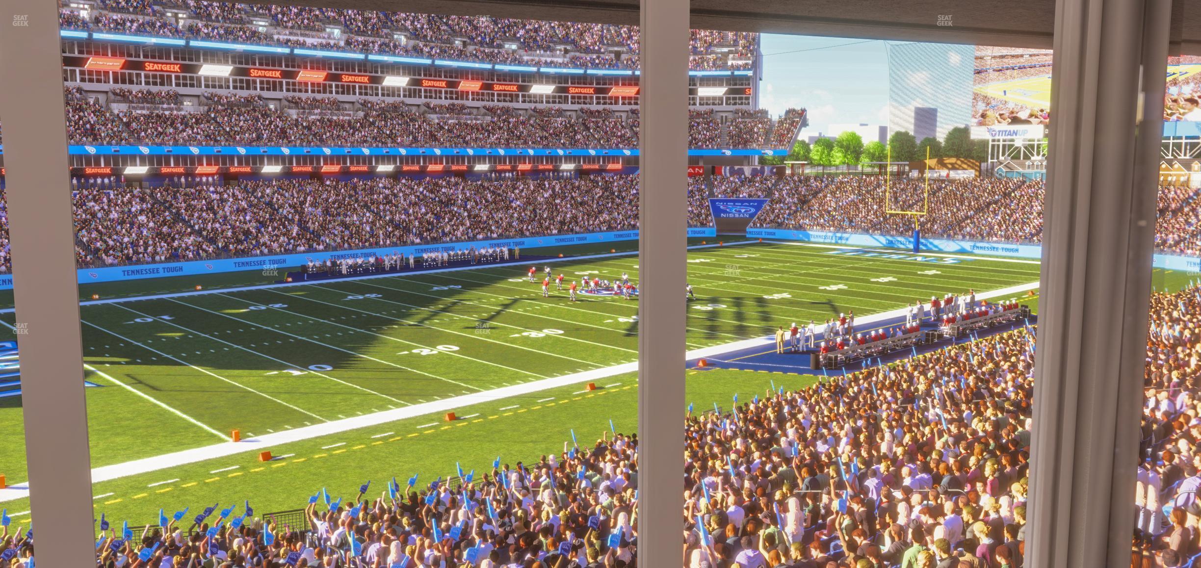 Seating view for Nissan Stadium Section Suite 23 E