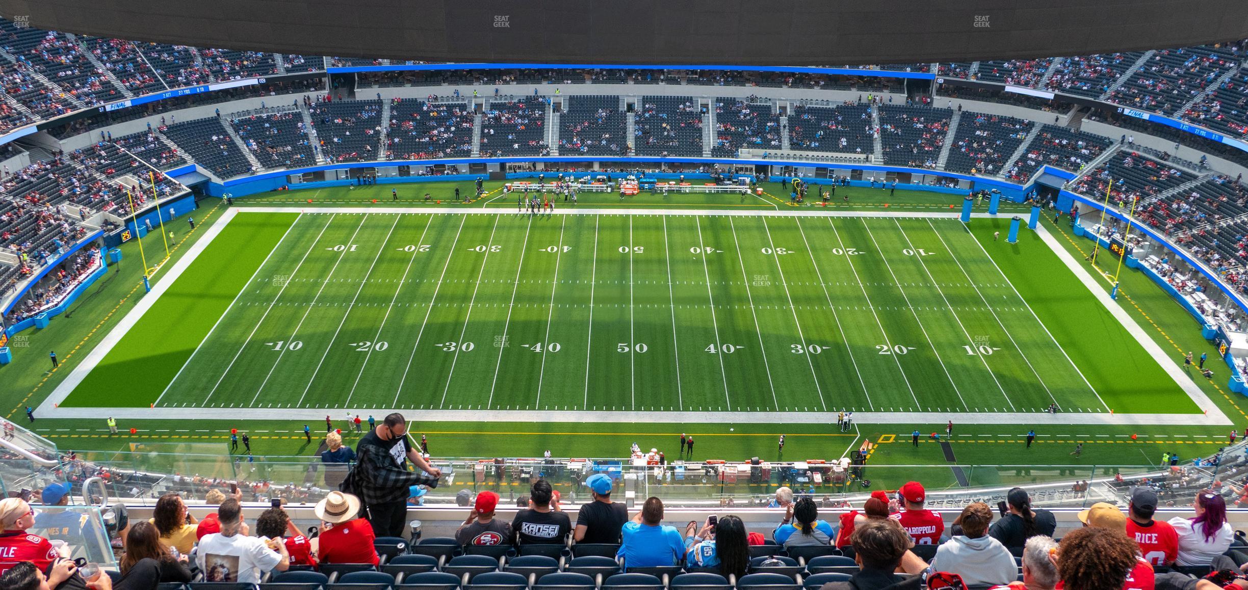 Seating view for SoFi Stadium Section 540