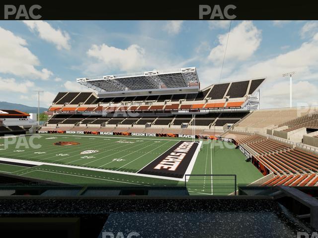 Seating view for Reser Stadium Section West Loge 5