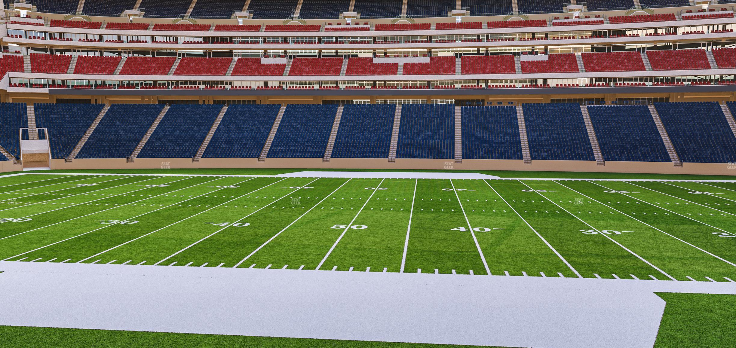 Seating view for NRG Stadium Section 106