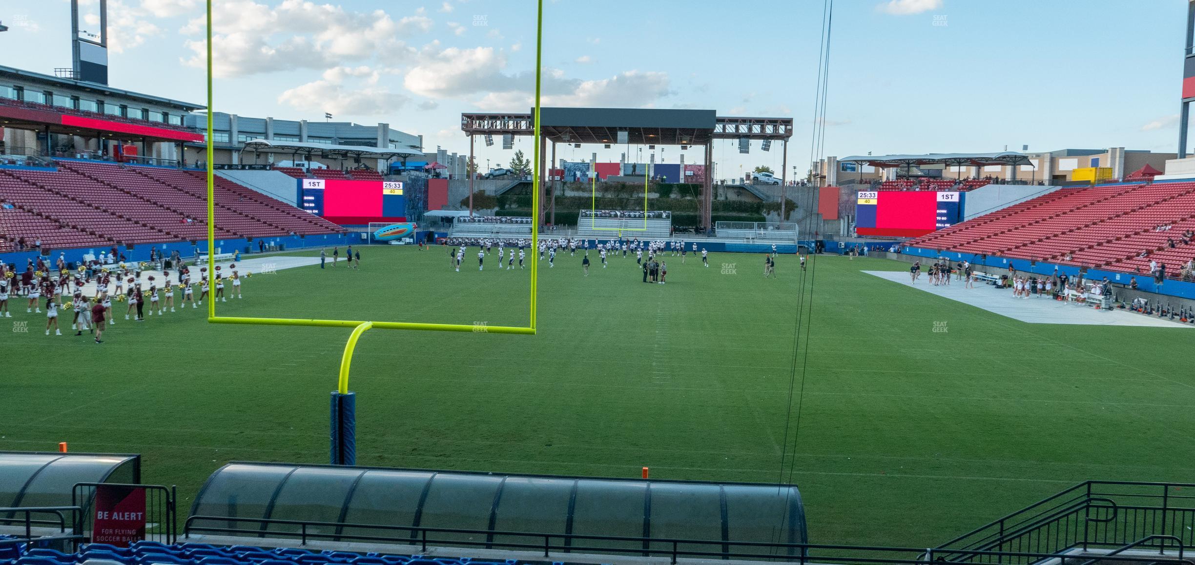 Seating view for Toyota Stadium Section 117