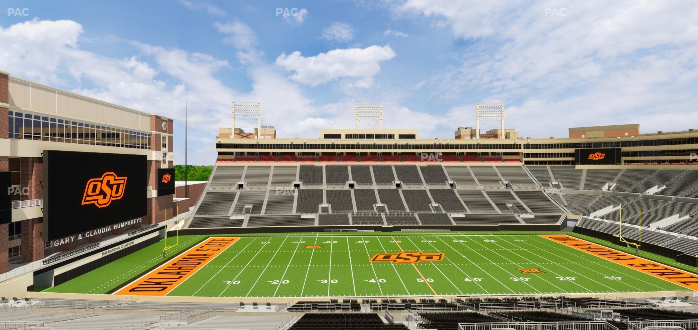 Seating view for Boone Pickens Stadium Section 237