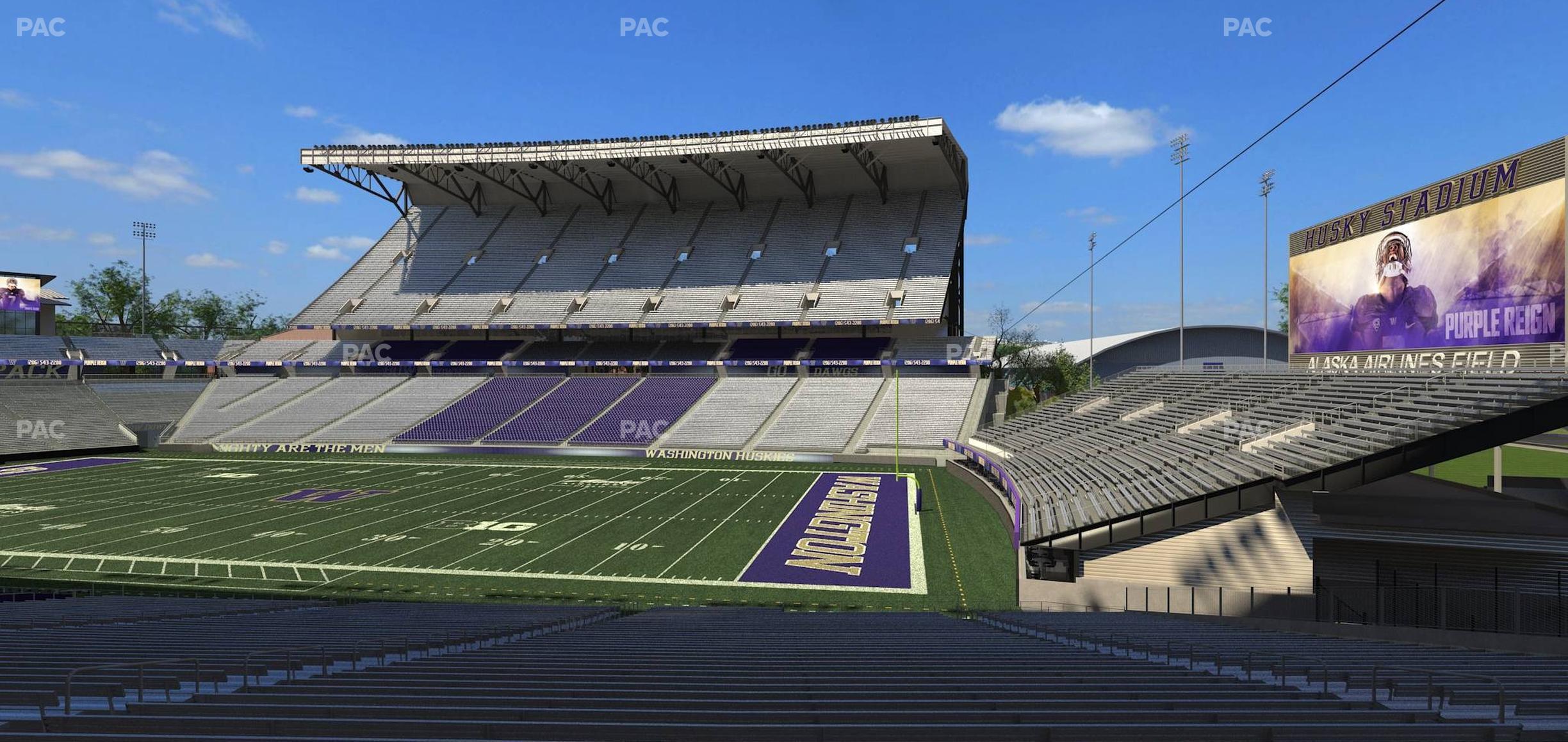 Seating view for Husky Stadium Section 102