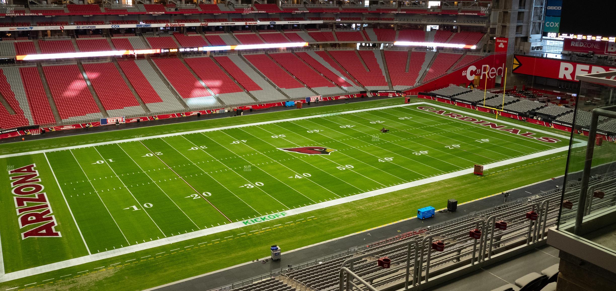 Seating view for State Farm Stadium Section Ring Of Honor Wc 418