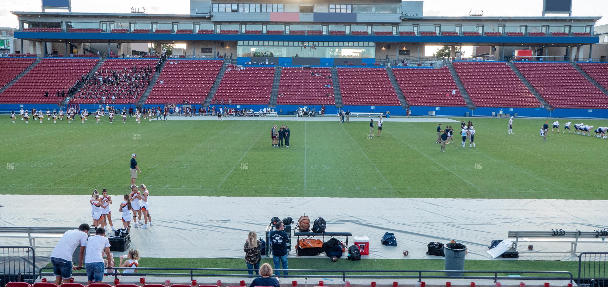 Seating view for Toyota Stadium Section 127