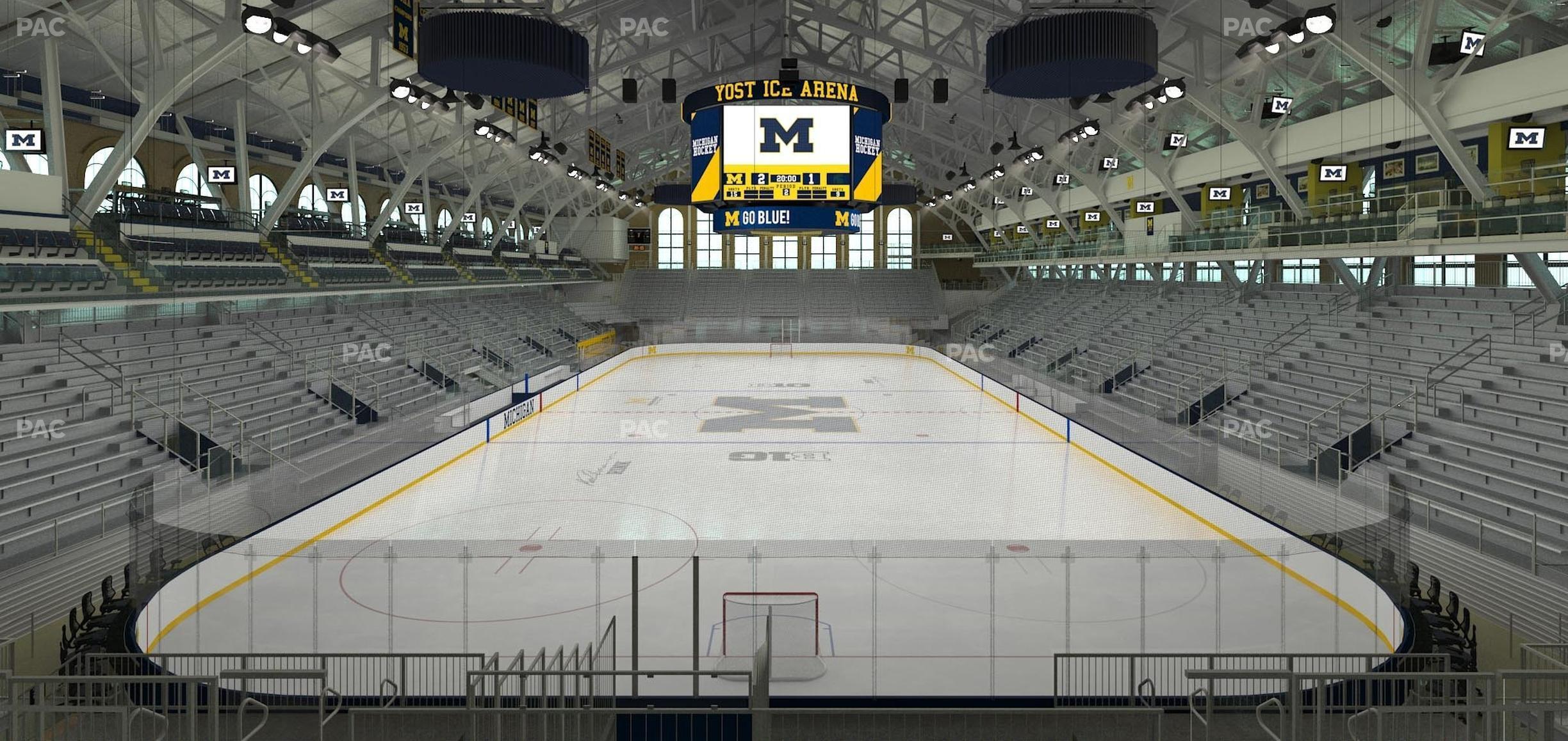 Seating view for Yost Arena Section 26