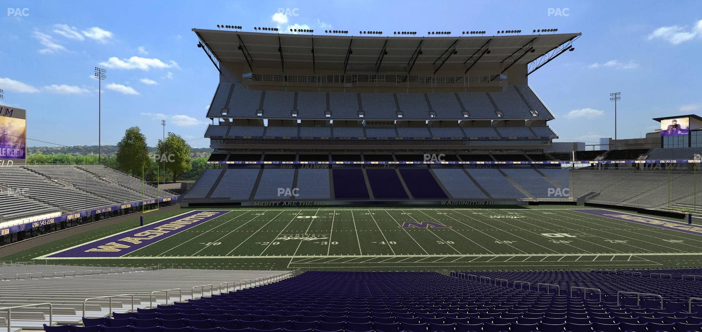 Seating view for Husky Stadium Section 130